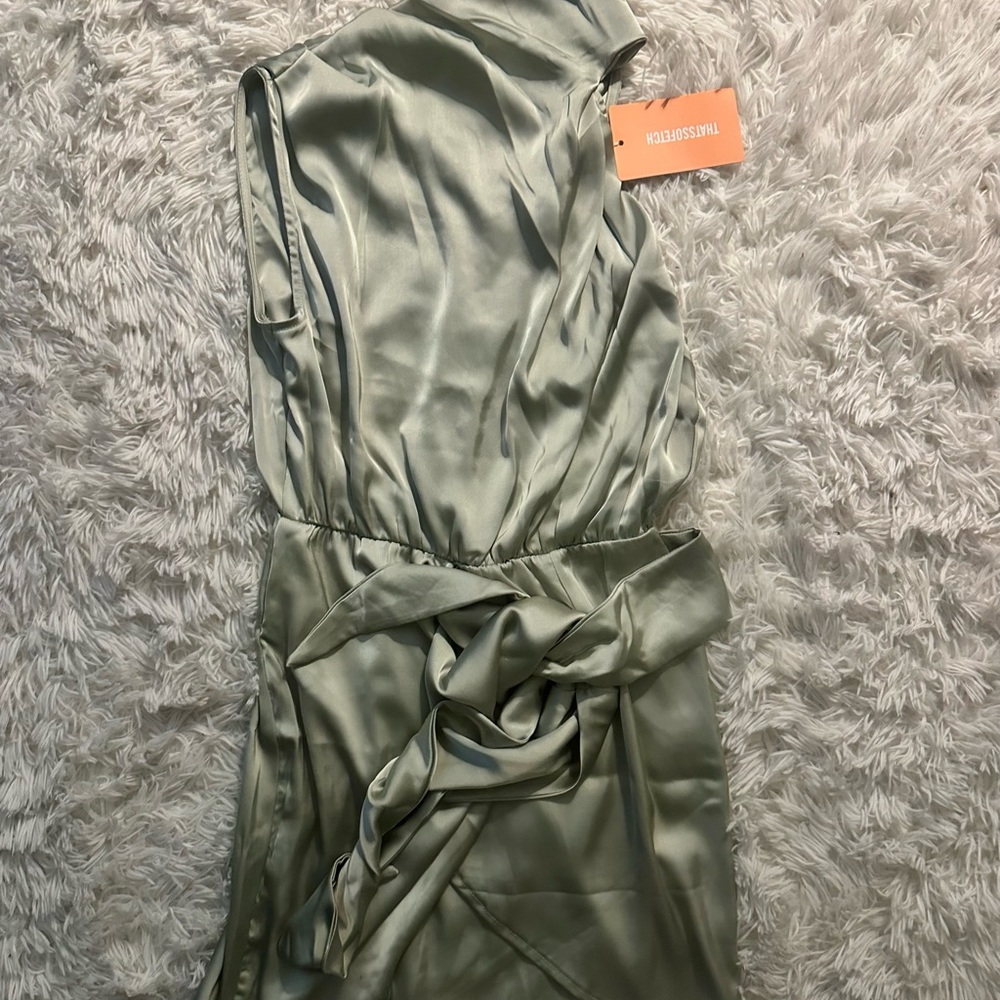 Thatssofetch Santorini Mini Dress: Sage NWT